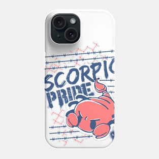 Scorpio Pride!-Red Phone Case