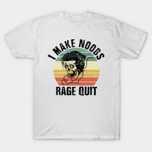 Gaming Shirt Rage Quit League of Legends Gift T-shirt Unisex 