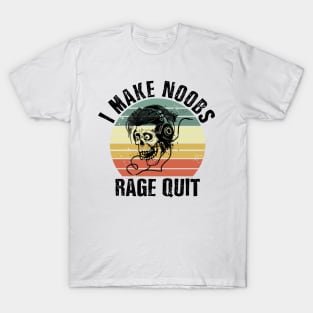  ragequit rage quit definition Design for gamer T-Shirt :  Clothing, Shoes & Jewelry