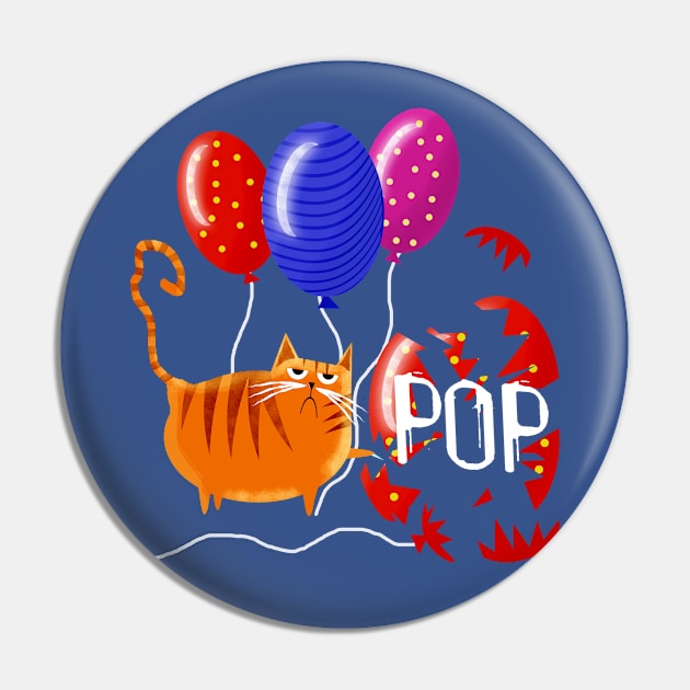 Cat Party Pooper Pin by Scratch