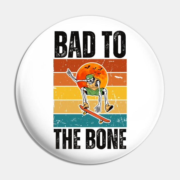 Bad to the Bone Pin by BandaraxStore