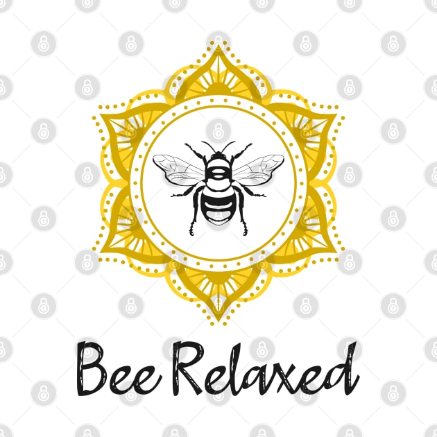 Bee Relaxed Mandala by RongWay