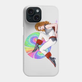 Jane Fonda - An illustration by Paul Cemmick Phone Case