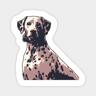 Dalmatian Dog Pastel Color Illustration Magnet