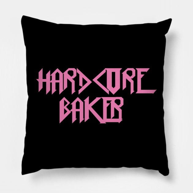 Hardcore Baker Pillow by DrystalDesigns