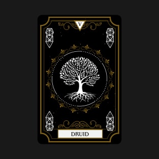 Druid Dnd Tarot Card for Dungeons and Dragons T-Shirt