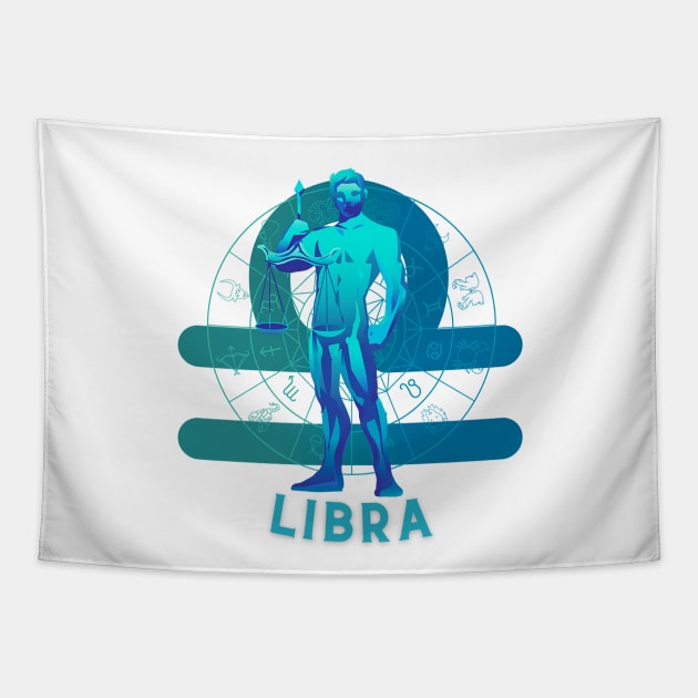 Libra Shirt facts Tapestry by pmeekukkuk