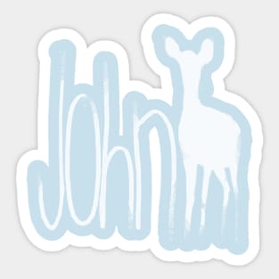 John Doe OwO Sticker for Sale by WaifuMaker