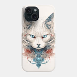 Mystical Cat Art Nouveau Phone Case