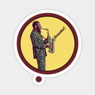 Ornette Coleman Jazz Saxophonist T-shirt, Musician Sax player Tee, Gift Shirt for Jazz Swing Free Bop Music Lovers, Saxophone Present Shirt Magnet