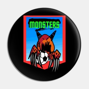 Soccer Monster Pin