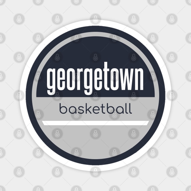 georgetown basketball Magnet by BVHstudio