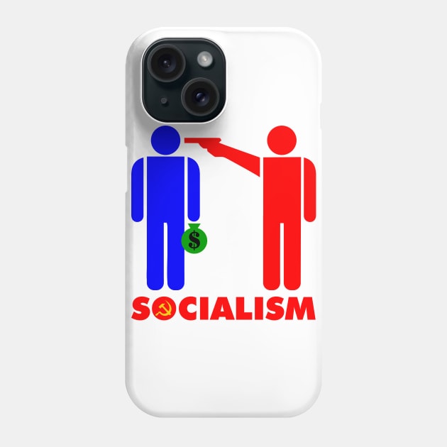 Socialism Phone Case by DavesTees