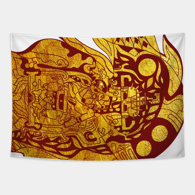 Astronauta 9 Tapestry by jorge_lebeau