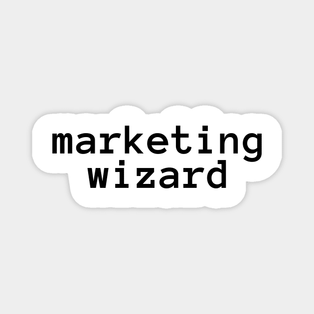 Marketing Wizard Magnet by Toad House Pixels