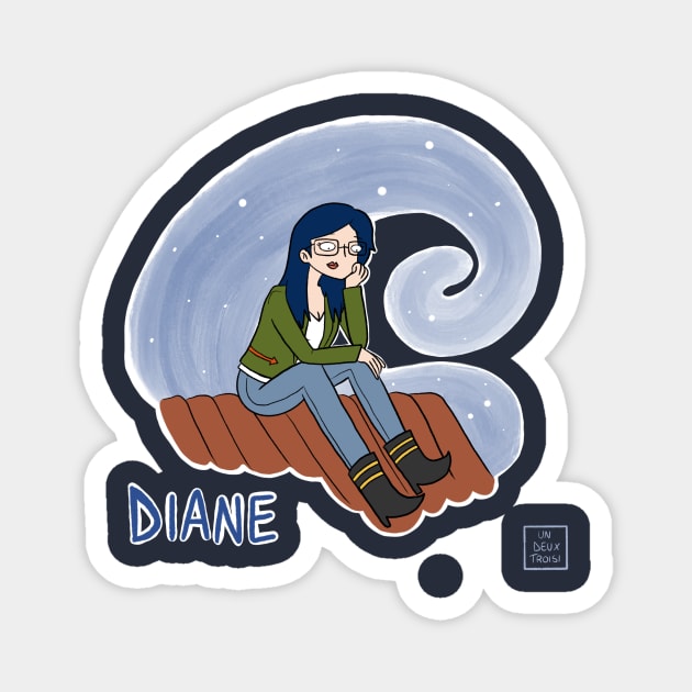 Diane Magnet by Undeuxtroisi