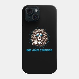 lion coffee Phone Case