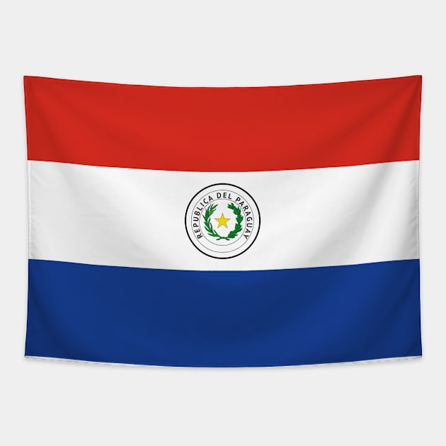 Paraguay Tapestry by Wickedcartoons