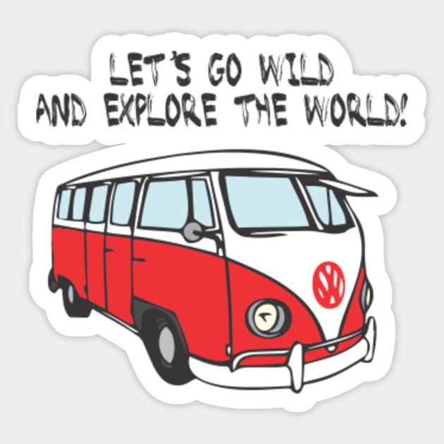 Vw T1 Volkswagen T1 Sticker Teepublic