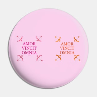 Amor Vincit Omnia Pin