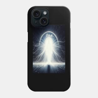 White fire. Phone Case