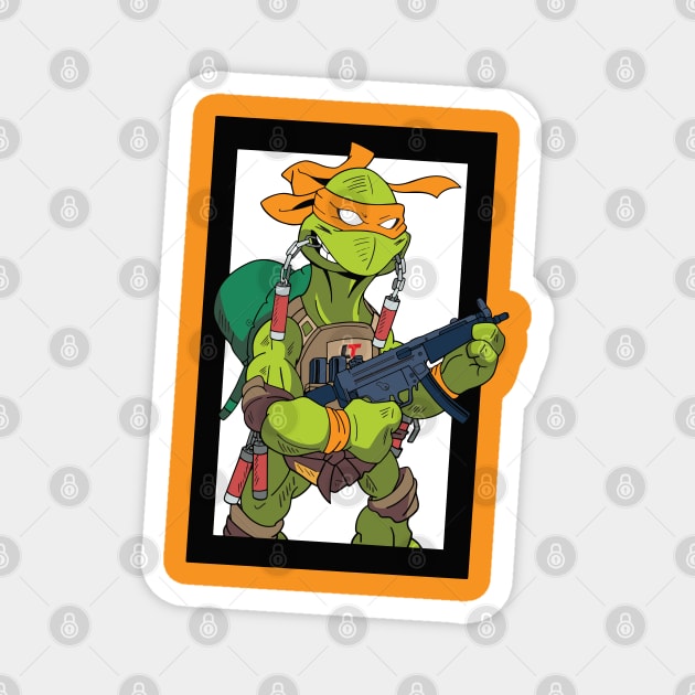 Ninja Turtle Magnet by LT TACTICAL DESIGN 