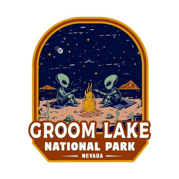 Groom Lake National Park varient by Alan'sTeeParty