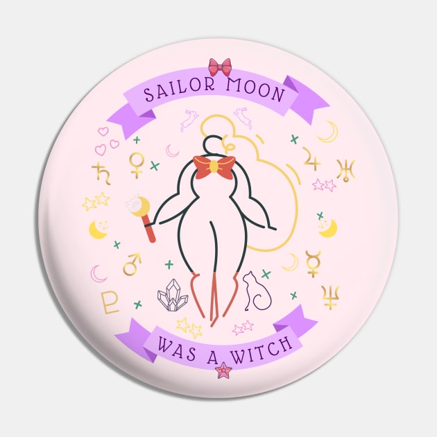 Sailor Moon Was a Witch! Pin by The Fat Feminist Witch 