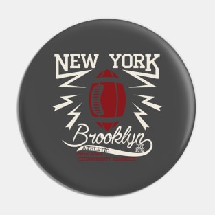 New York. Brooklyn sport t-shirt Pin