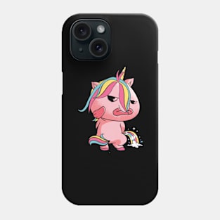 Funny Unicorn Unicorns Grumpy Blobfish Design Phone Case