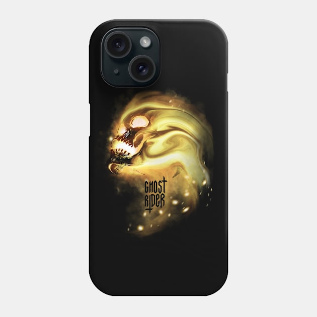 Ghost Rider/ scull in a fire! Phone Case by Kotolevskiy