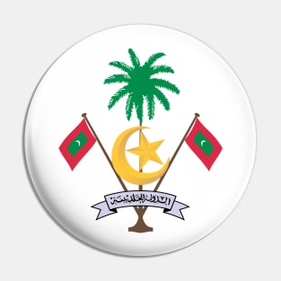 Emblem of Maldives Pin