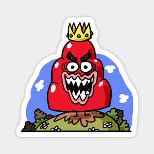 Evil Pudding King Magnet