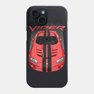 Viper SRT10-red and black Phone Case