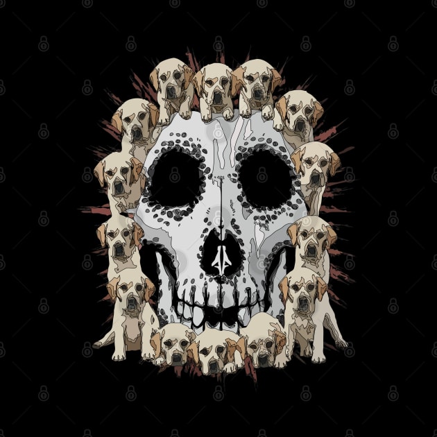Labrador Retriever Skull Puppies Design Cool Dog Lovers by TopTees