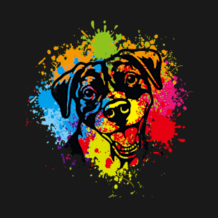 American PitBull watercolor T-Shirt