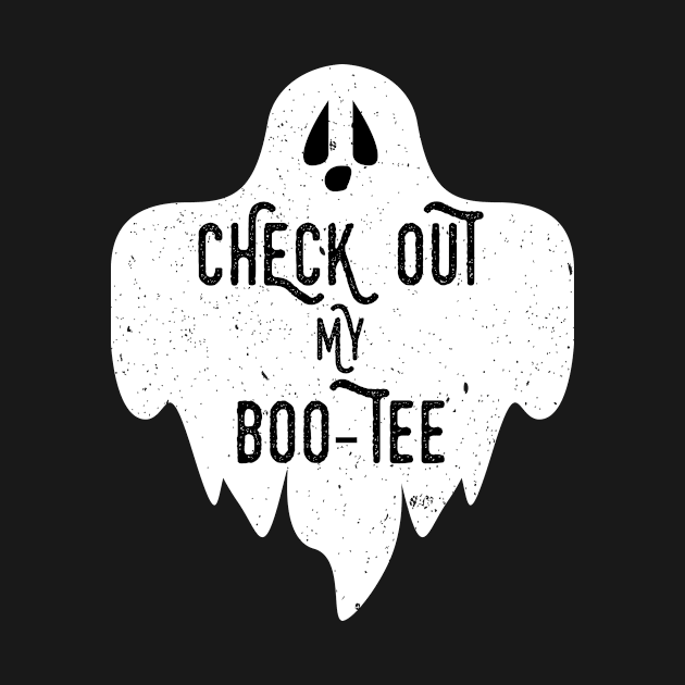 Halloween Quote Gift Check Out My Boo Tee Gift by Tracy