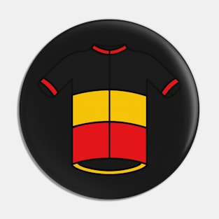 Belgium Cycling Jersey Pattern Pin