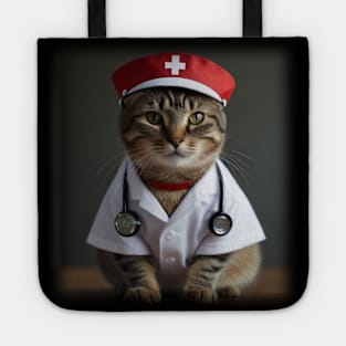 Cute Cat Nurse Tote