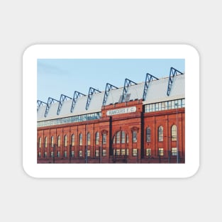 Ibrox Stadium at blue hour Magnet