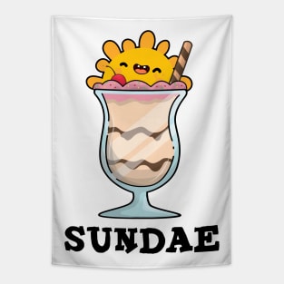 Sunday Cute Ice Cream Pun Tapestry