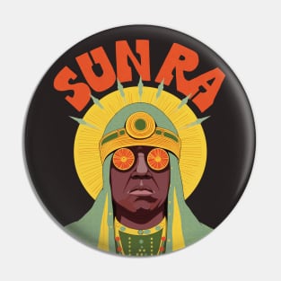 Sun Ra  -- Original Psychedelic Design Pin