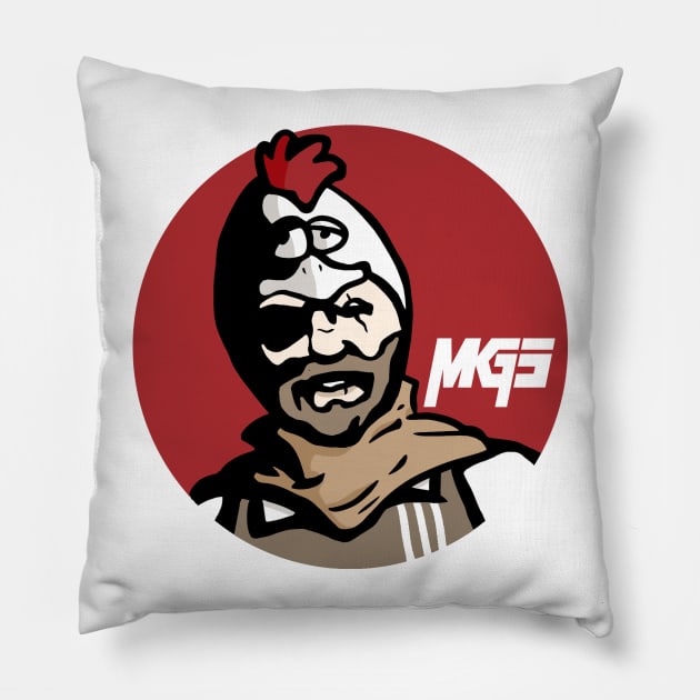 Metal Gear Fried Chicken Pillow by Poster Nutbag