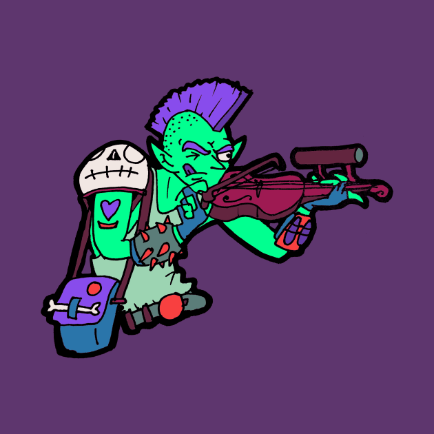 Fiddle Sniper (Half-Orc) by Durvin