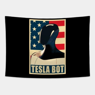 Tesla Bot Tapestry