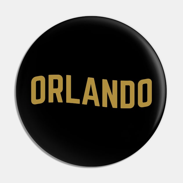 Orlando City Typography Pin by calebfaires