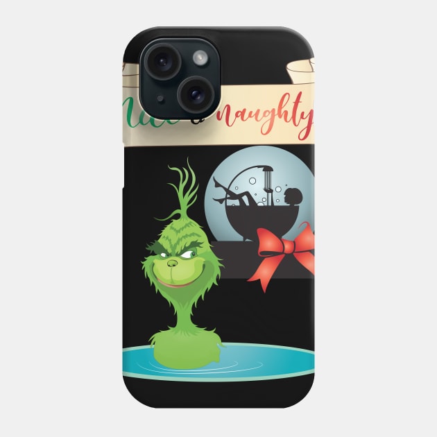 Nice and Naughty Phone Case by keshanDSTR