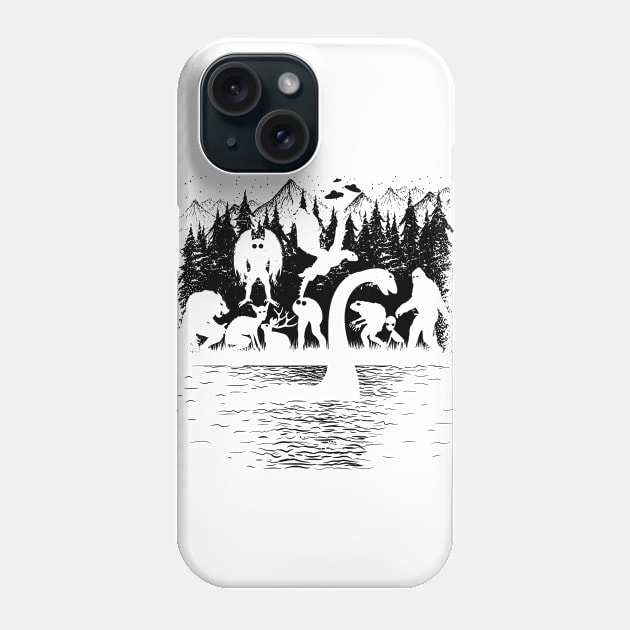 Cryptids Phone Case by Tesszero