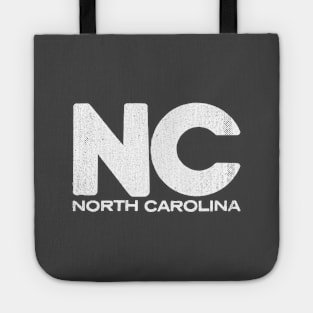 NC North Carolina State Vintage Typography Tote