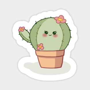 Sweet Little Cactus Magnet